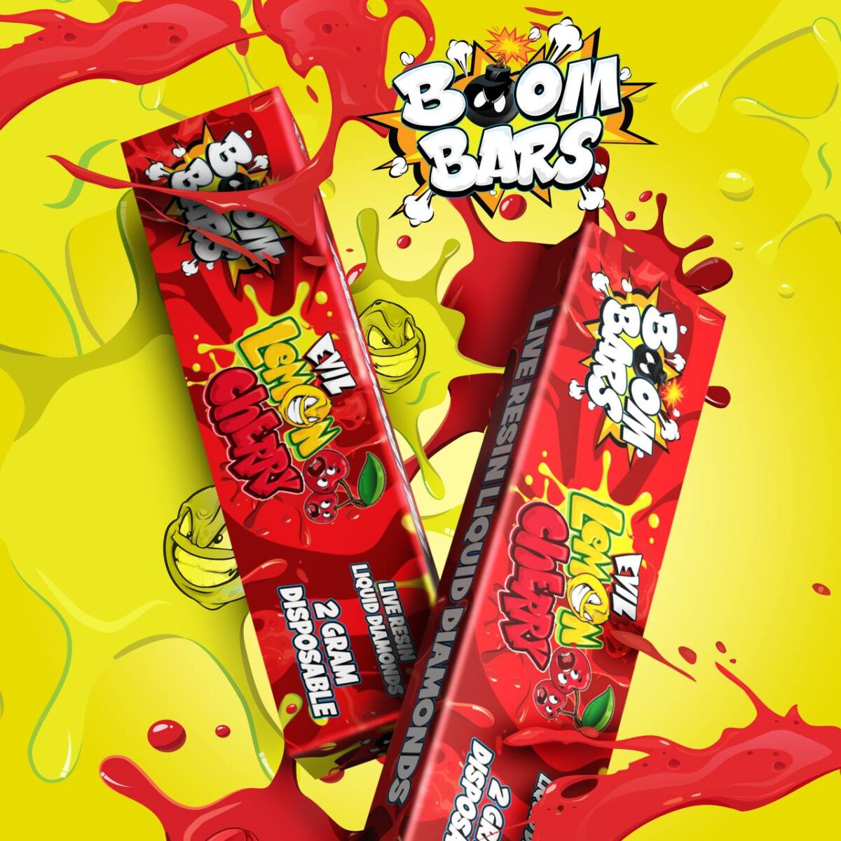 Boom bars evil lemon cherry